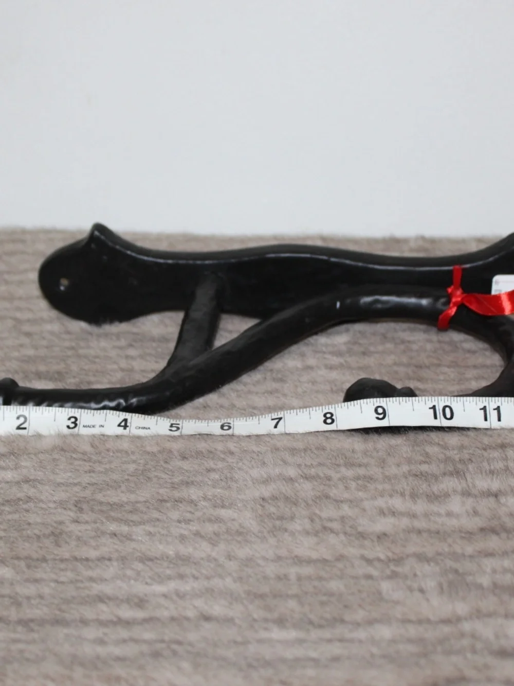 Pottery Barn  Large Cast Iron Double Coat Hook.